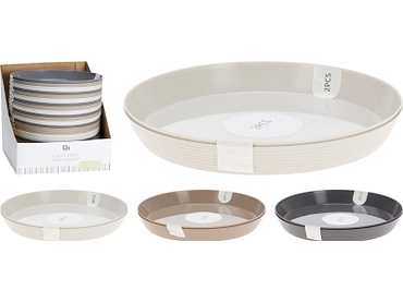 Set assiettes à dessert EVA polypropylène brun Set assiettes à dessert EVA polypropylène brun