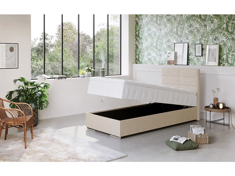 Kastenbett BEN II beige