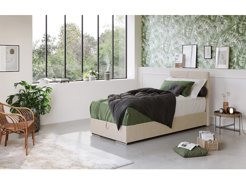 Kastenbett BEN II beige