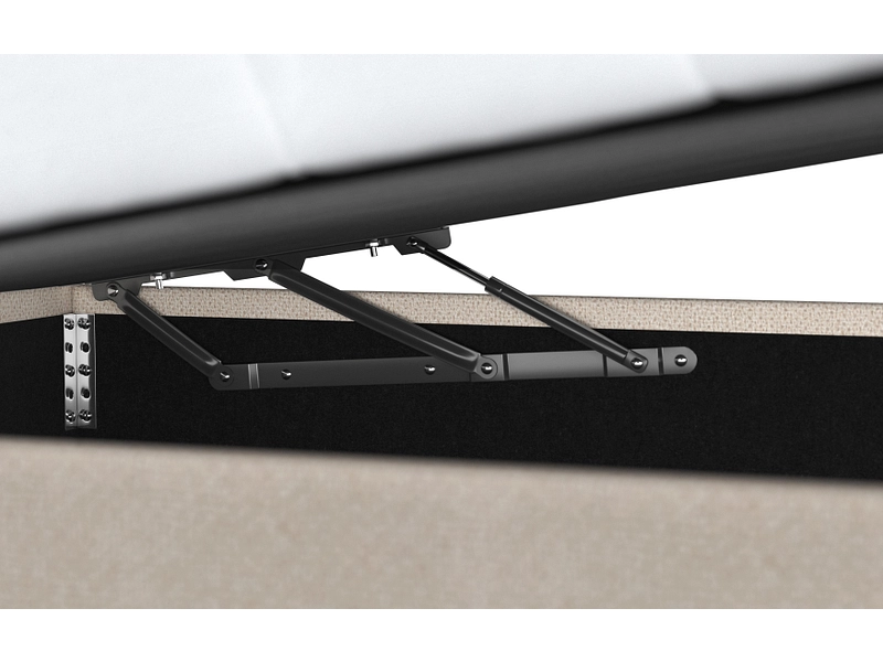 Kastenbett BEN II beige