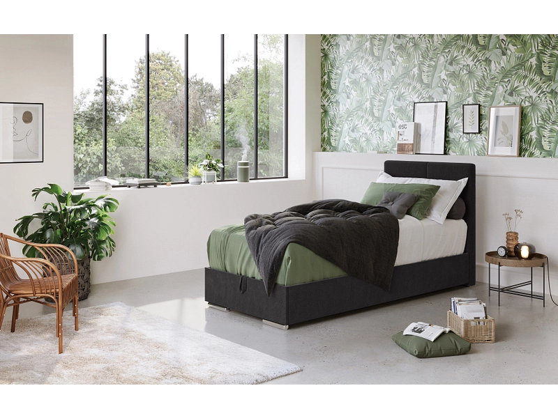 Kastenbett BEN II schwarz