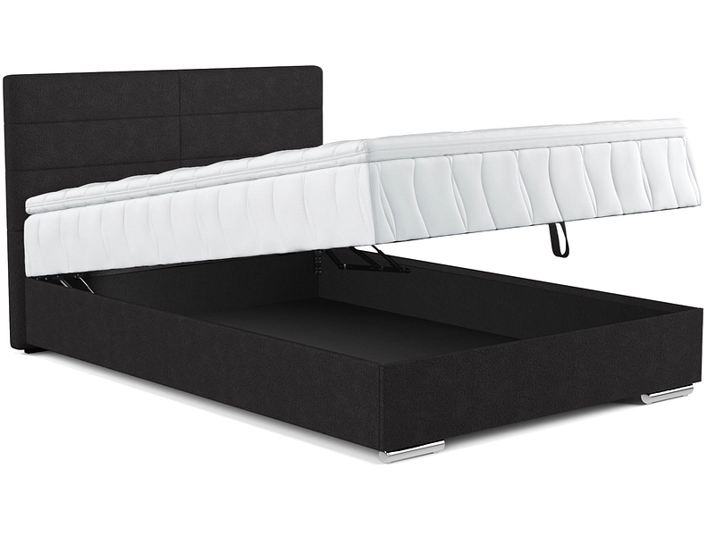 Kastenbett BEN II schwarz Kastenbett BEN II schwarz