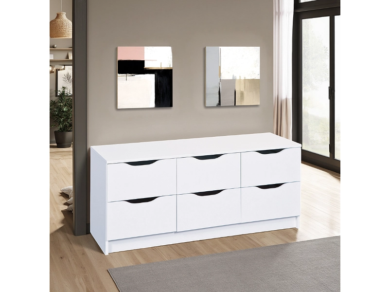 Commode WEST 6 tiroirs Commode WEST 6 tiroirs