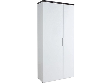 Armoire MUNDI blanc brillant