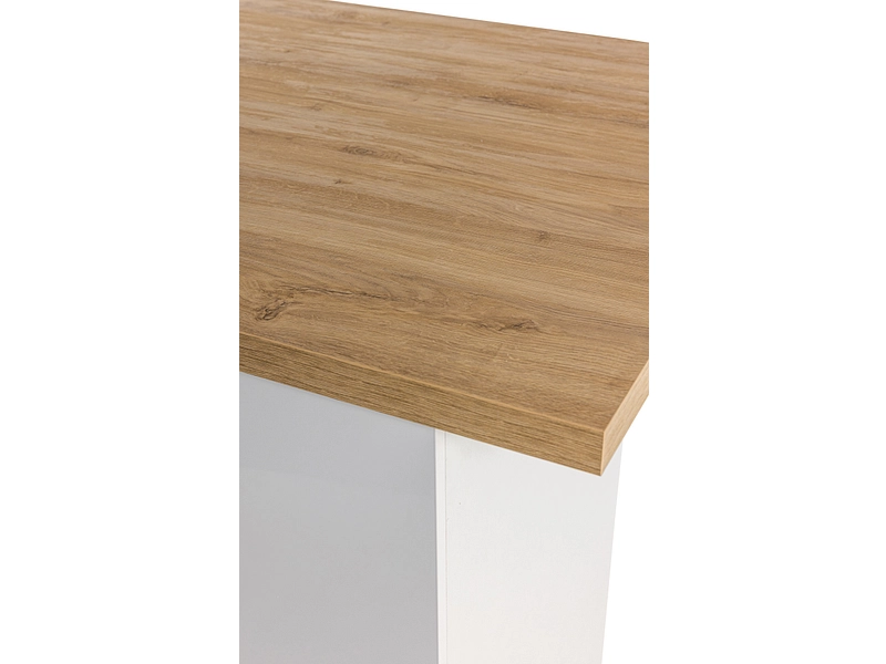 Isola centrale ISCHIA melaminico bianco lucido