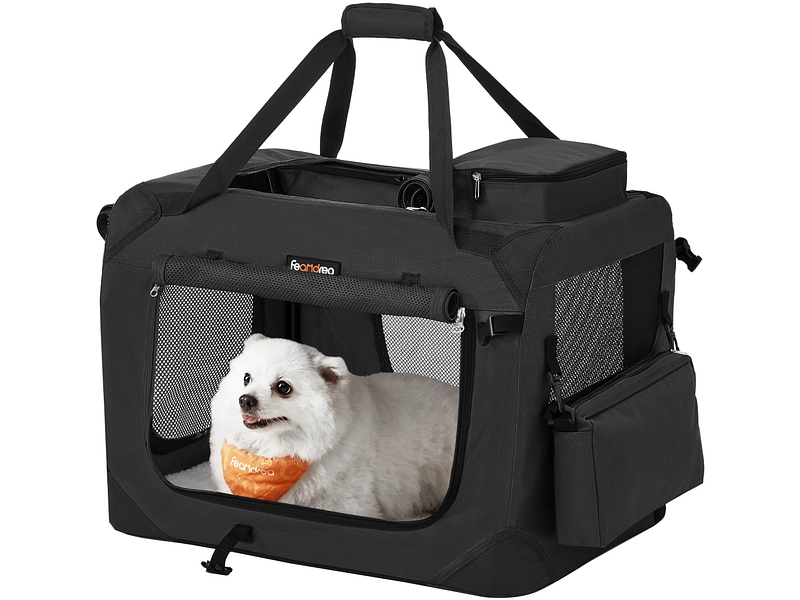 Sac de transport animaux FEANDREA Acier noir