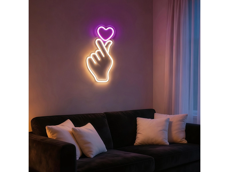 Lampe à poser LED multicolore MINI LOVE