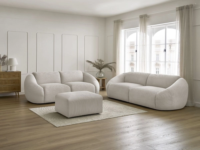 BOBOCHIC 2er + 3er Sofa TINA