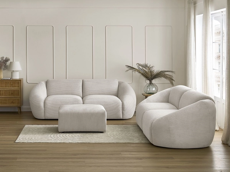 BOBOCHIC 2er + 3er Sofa TINA