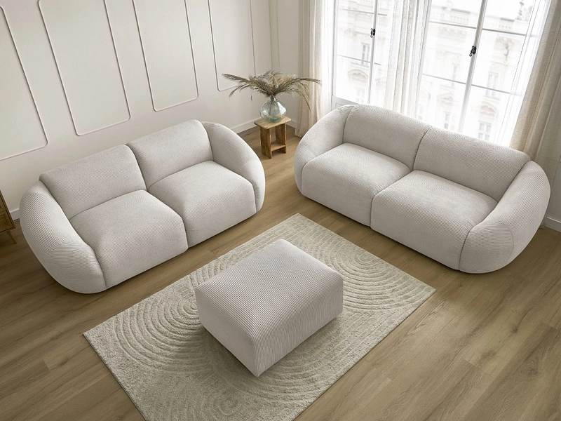 BOBOCHIC 2er + 3er Sofa TINA