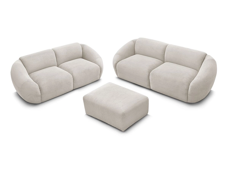 BOBOCHIC 2er + 3er Sofa TINA