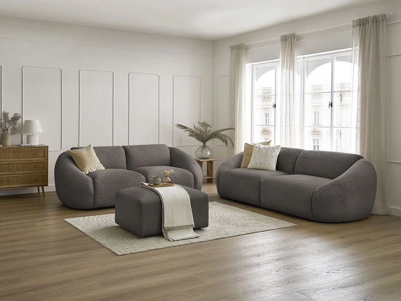 BOBOCHIC 2er + 3er Sofa TINA