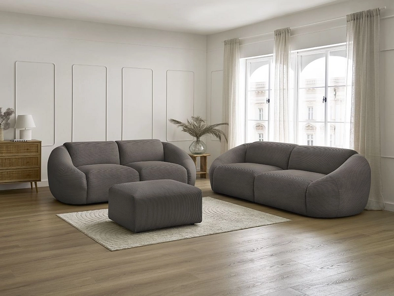 BOBOCHIC 2er + 3er Sofa TINA