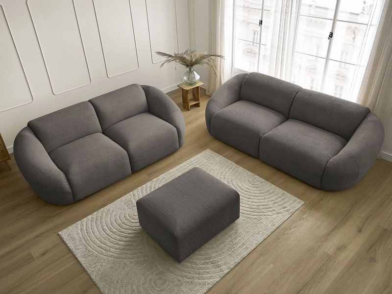 BOBOCHIC 2er + 3er Sofa TINA