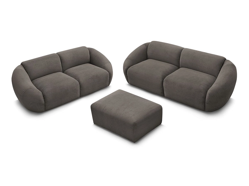 BOBOCHIC 2er + 3er Sofa TINA