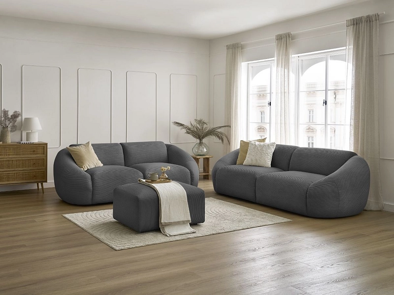 BOBOCHIC 2er + 3er Sofa TINA