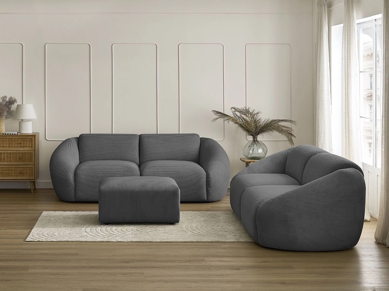 BOBOCHIC 2er + 3er Sofa TINA