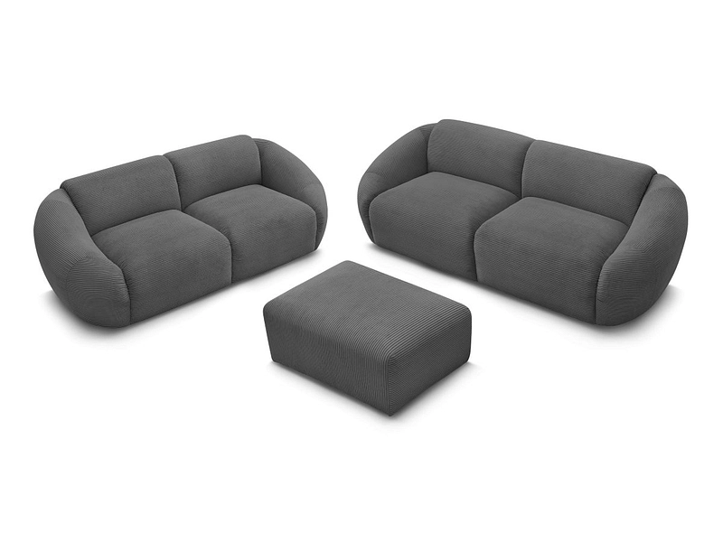 BOBOCHIC 2er + 3er Sofa TINA