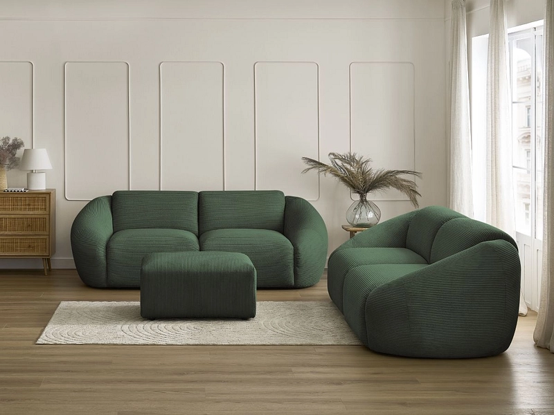 BOBOCHIC 2er + 3er Sofa TINA