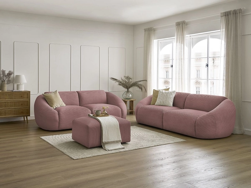 BOBOCHIC 2er + 3er Sofa TINA