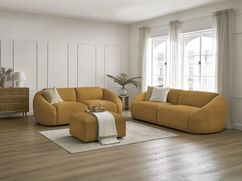 BOBOCHIC 2er + 3er Sofa TINA