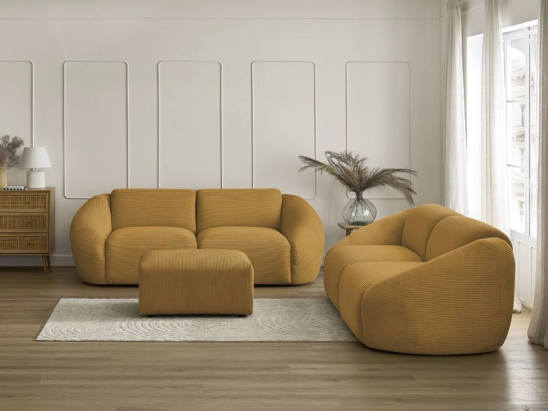 BOBOCHIC 2er + 3er Sofa TINA