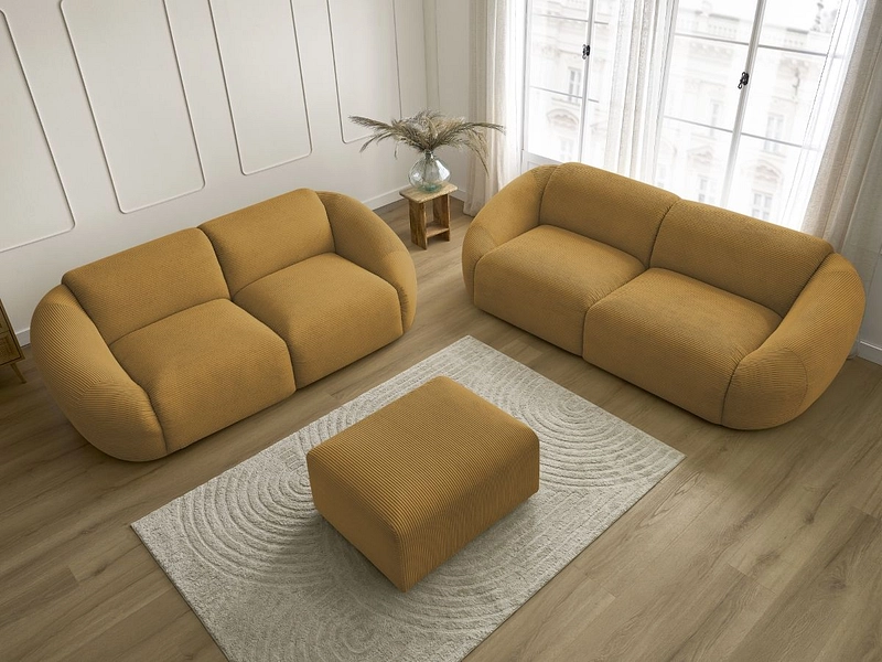 BOBOCHIC 2er + 3er Sofa TINA