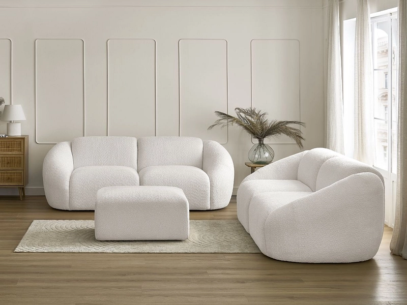 BOBOCHIC 2er + 3er Sofa TINA