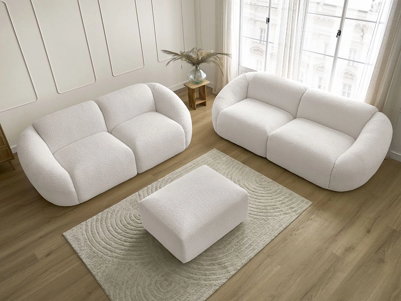 BOBOCHIC 2er + 3er Sofa TINA