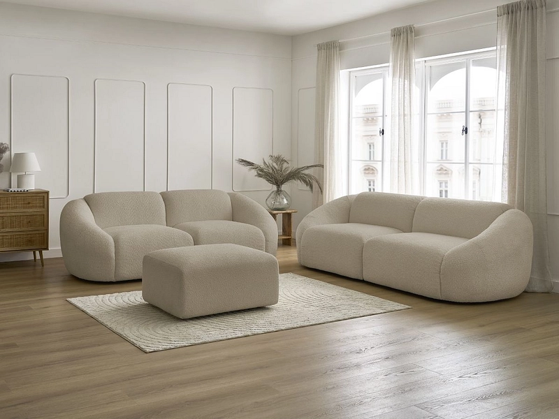 BOBOCHIC 2er + 3er Sofa TINA