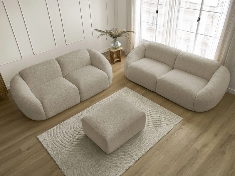 BOBOCHIC 2er + 3er Sofa TINA