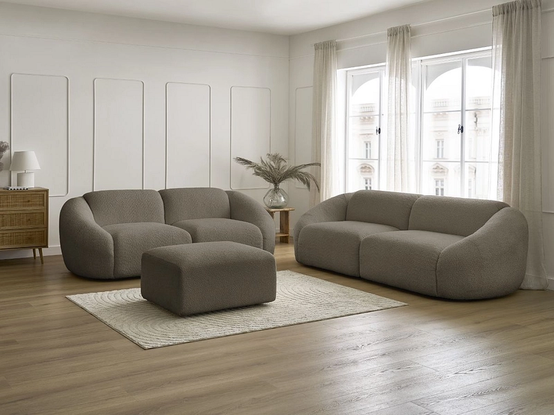 BOBOCHIC 2er + 3er Sofa TINA
