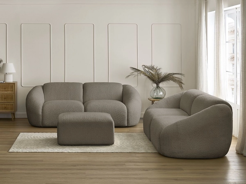 BOBOCHIC 2er + 3er Sofa TINA