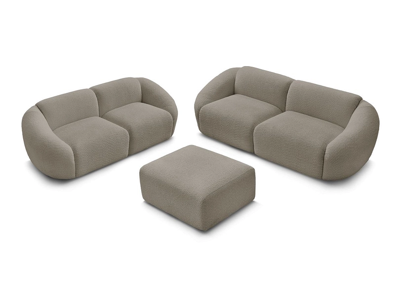 BOBOCHIC 2er + 3er Sofa TINA