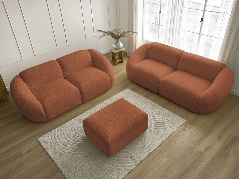 BOBOCHIC 2er + 3er Sofa TINA