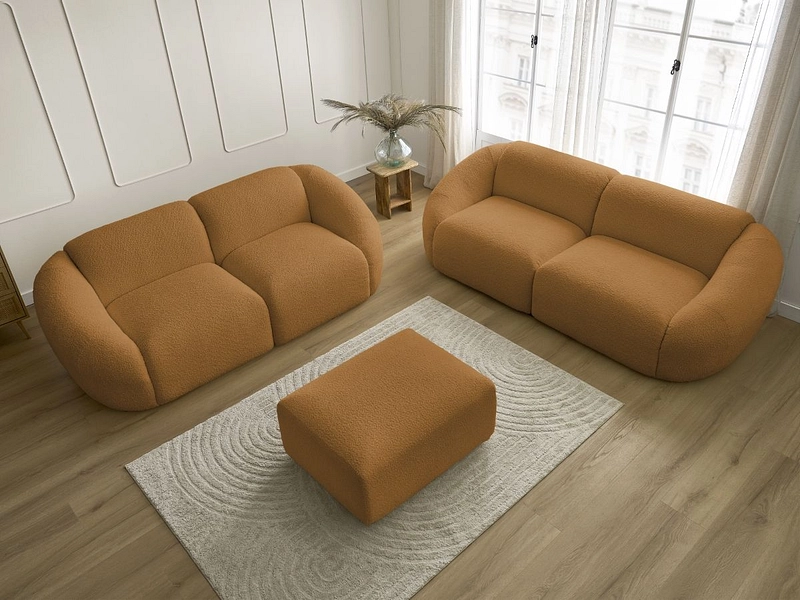 BOBOCHIC 2er + 3er Sofa TINA
