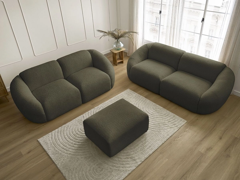 BOBOCHIC 2er + 3er Sofa TINA