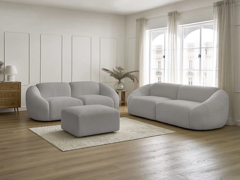 BOBOCHIC 2er + 3er Sofa TINA