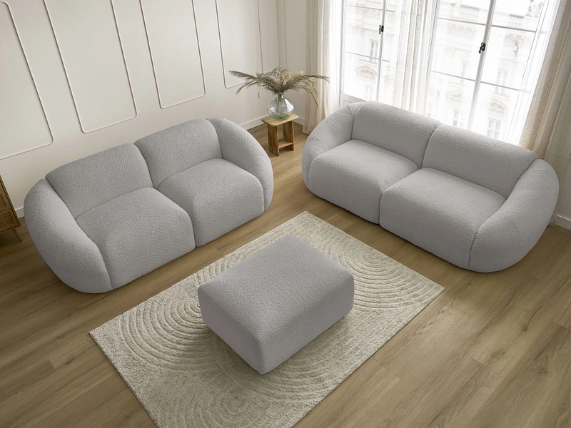 BOBOCHIC 2er + 3er Sofa TINA