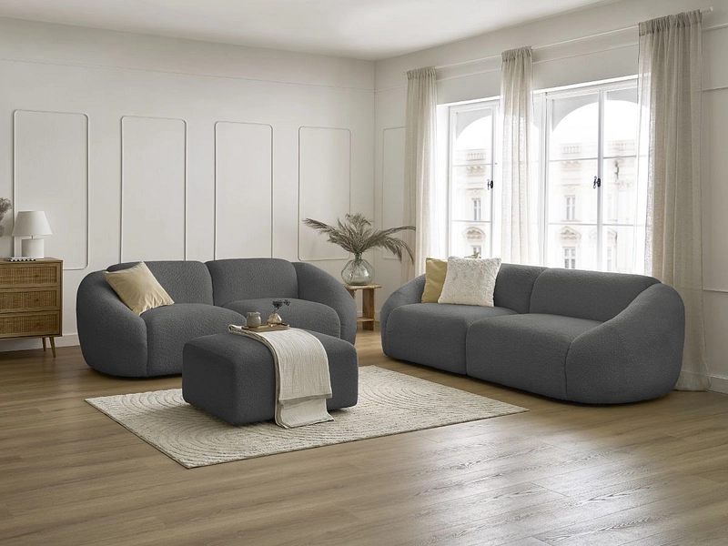 BOBOCHIC 2er + 3er Sofa TINA