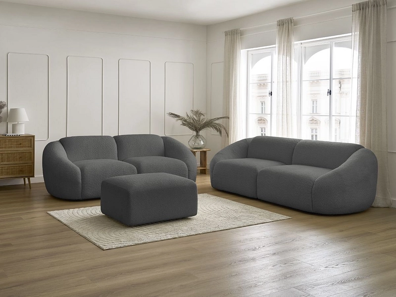 BOBOCHIC 2er + 3er Sofa TINA
