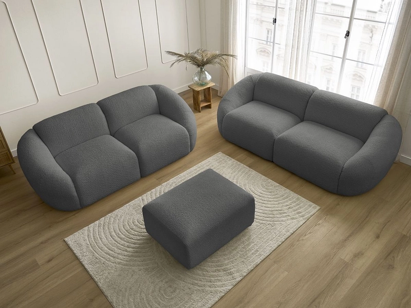 BOBOCHIC 2er + 3er Sofa TINA