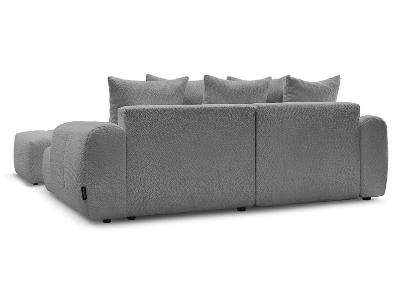 Canapé d'angle avec pouf BOBOCHIC ROXELANE