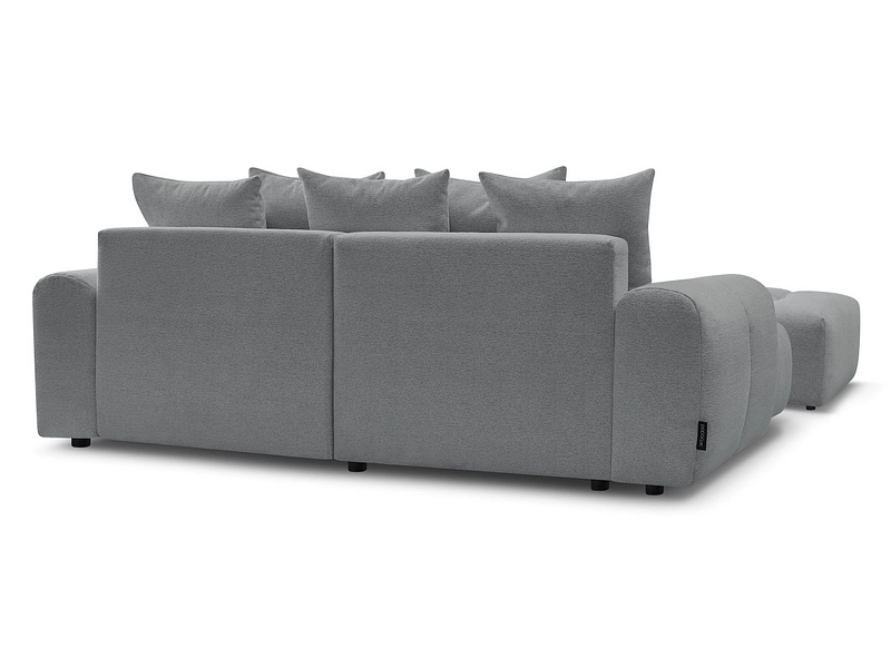 Canapé d'angle avec pouf BOBOCHIC ROXELANE