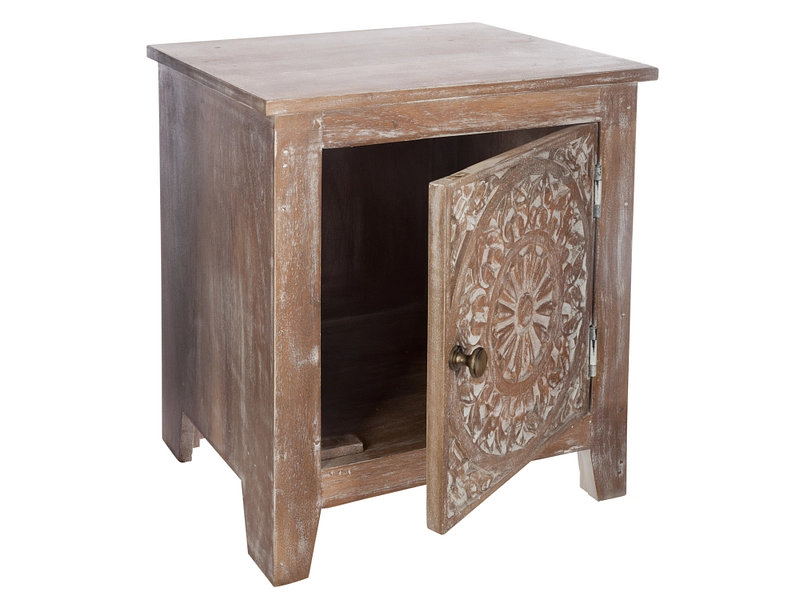 Nachttisch ATMOSPHERA SHIREL 1 Tür 2 Schubladen Nachttisch ATMOSPHERA SHIREL 1 Tür 2 Schubladen