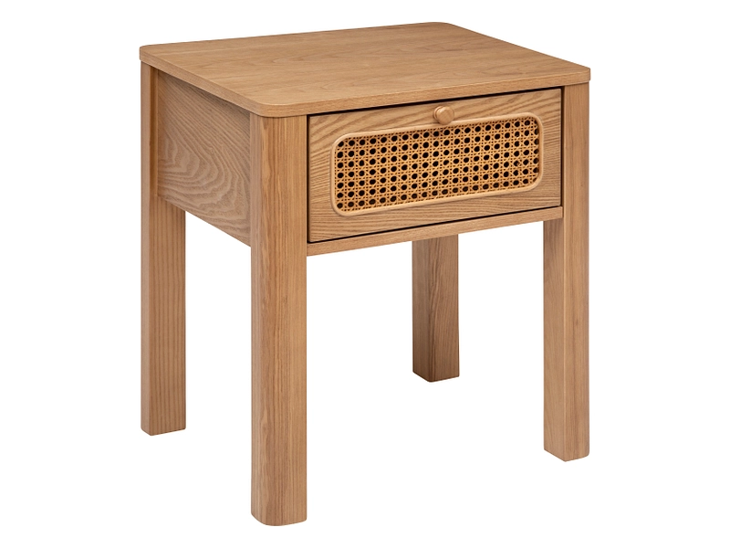 Comodino ATMOSPHERA TIRIA 1 cassetto 45x38.5x52.5cm marrone naturale