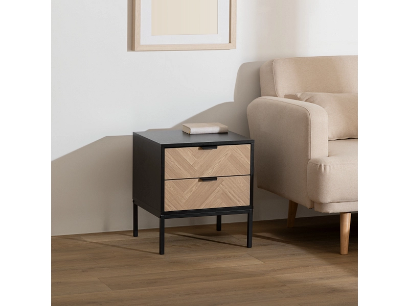 Chevet 5 FIVE SIMPLY SMART CHEVRONS 2 tiroirs