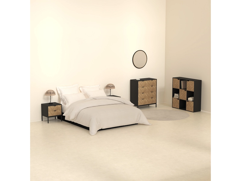 Commode 5 FIVE SIMPLY SMART CHEVRONS 4 tiroirs