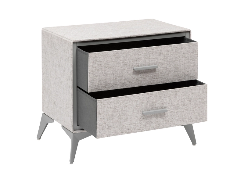 Commode 5 FIVE SIMPLY SMART GRANITE 2 tiroirs Commode 5 FIVE SIMPLY SMART GRANITE 2 tiroirs