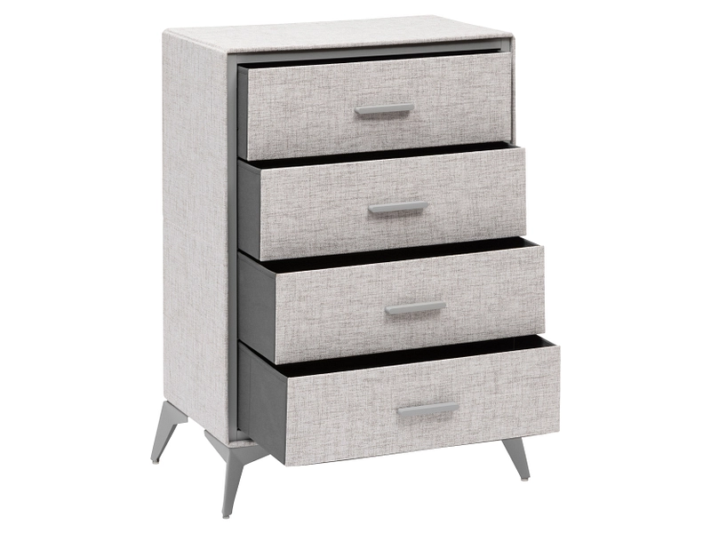 Commode 5 FIVE SIMPLY SMART GRANITE 4 tiroirs Commode 5 FIVE SIMPLY SMART GRANITE 4 tiroirs